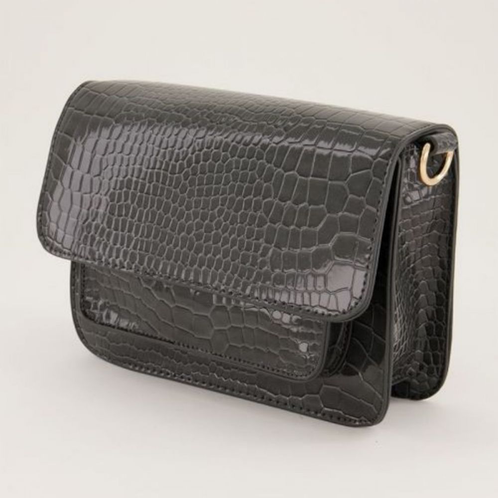 MY JEWELLERY | Croco schoudertas Grijs